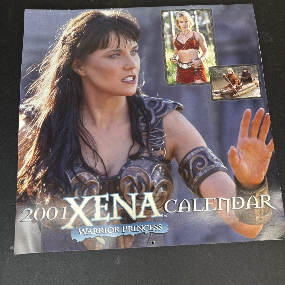 2001 Xena Warrior Princess Calendar Creation Ent. No Writing Inside! RARE